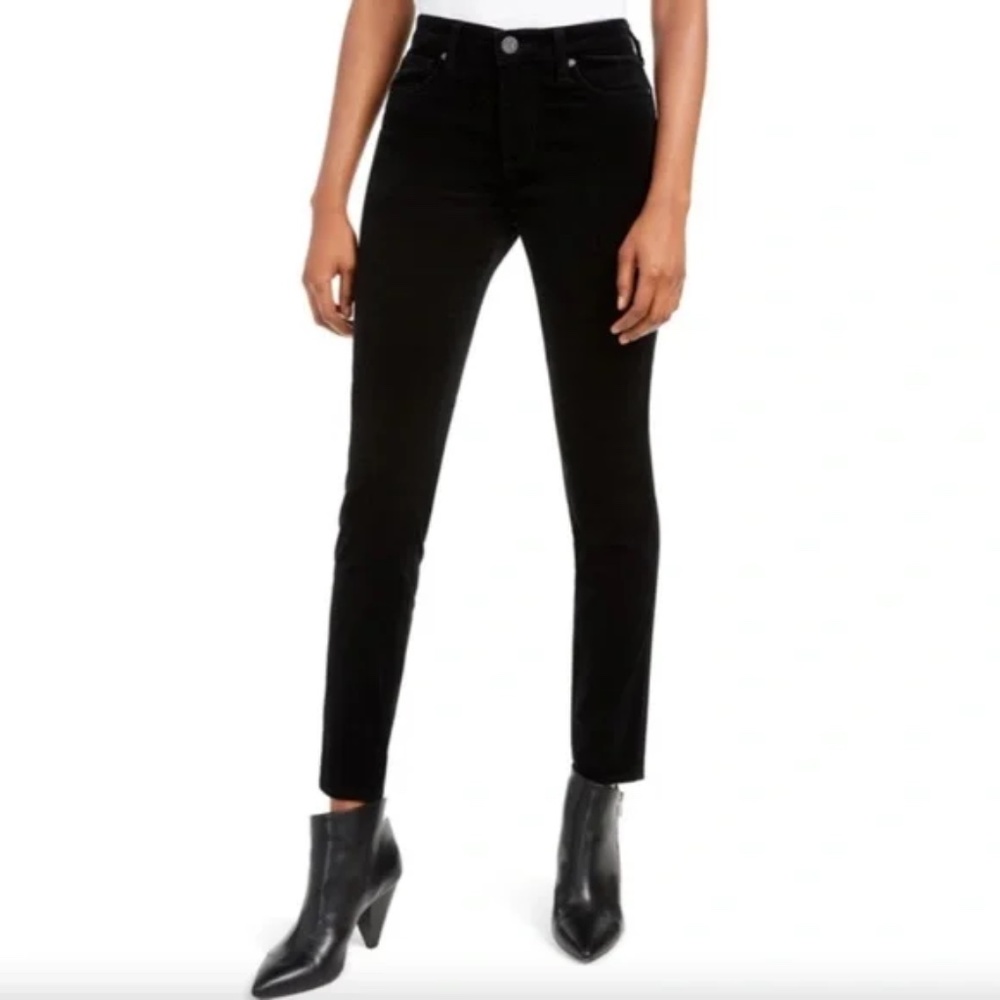 Kut from the Kloth Diana Stretch High Rise Skinny Corduroy Pants in Blac… - Picture 1 of 10